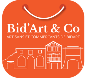 logo proposé pour l'assocation Bidartandco - Foliographie